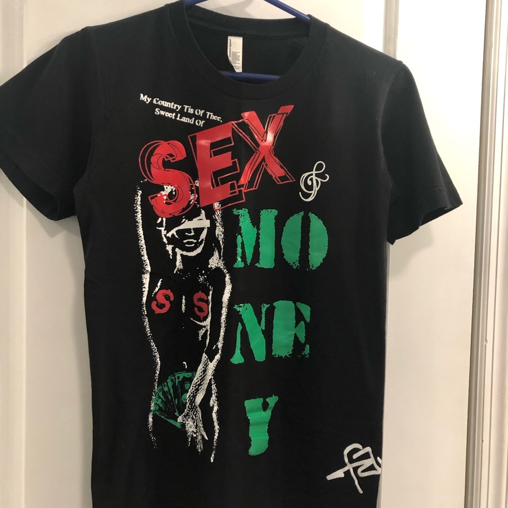 NWOT Sex & Money T-Shirt